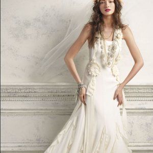 BHLDN Anthropologie wedding dress